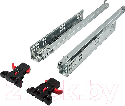 Комплект направляющих мебельных Samet Slidea Push Open / 12723416 (частичного выдвижения 500мм)
