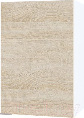 Шкаф навесной для кухни Сокол-Мебель ПН-04 (белый/дуб сонома)