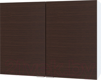 Шкаф навесной для кухни Сокол-Мебель ПН-08 (белый/венге)