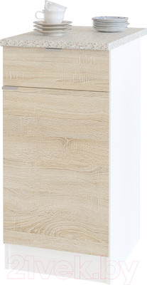 Тумба Сокол-Мебель ТК-04.1 (белый/дуб сонома)