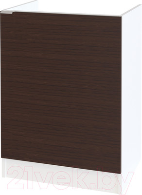 Шкаф под мойку Сокол-Мебель ТК-06м (белый/венге)