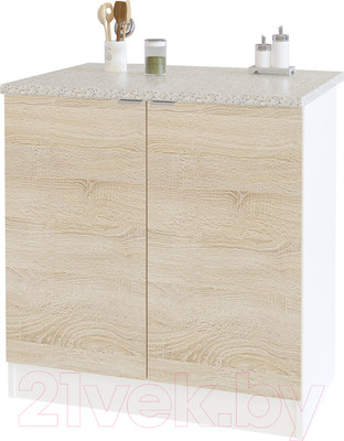 Тумба Сокол-Мебель ТК-08 (белый/дуб сонома)