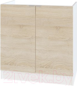 Шкаф под мойку Сокол-Мебель ТК-08м (белый/дуб сонома)