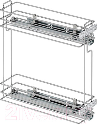 Корзина выдвижная Starax 200 S-2423-C (правое крепление, хром)