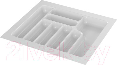 Органайзер для столовых приборов Starax S-2287-W (белый)