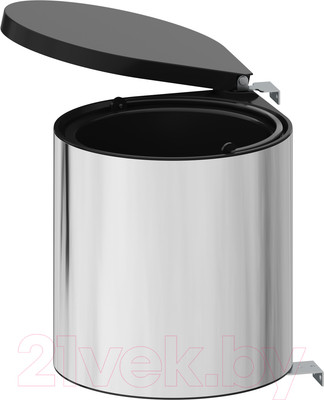 Мусорное ведро Starax S-2253-SS (10л, нержавеющая сталь)