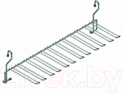 Держатель бокалов на рейлинг Starax S-4013-C (хром)