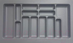 Органайзер для столовых приборов Starax S-2289-G (серый)