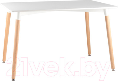 Обеденный стол Stool Group Oslo 120x80 / Z-207 (белый/дерево)