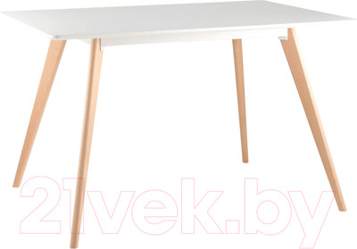 Обеденный стол Stool Group Frank 120x80 / Z-239 (белый/дерево)