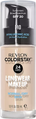 Тональный крем Revlon Colorstay SPF20 для нормальной и сухой кожи тон 110 Ivory (30мл)