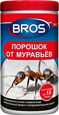 Порошок от насекомых Bros Против муравьев (100г)