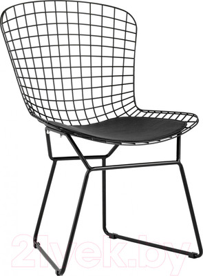 Стул Stool Group Bertoia / BTY-18-P6 BL/BL (черный с черной подушкой)