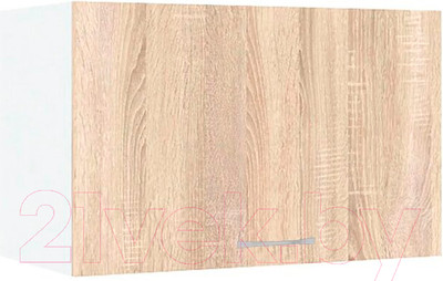 Шкаф под вытяжку Кортекс-мебель Корнелия Экстра ВШГ60-1г-360 (дуб сонома)