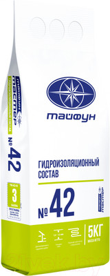 Гидроизоляция цементная Тайфун Мастер №42 (5кг)