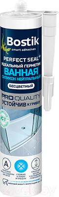 Герметик силиконовый Bostik Perfect Seal Ванная нейтральный (280мл, прозрачный)