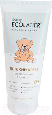 Крем под подгузник Ecolatier Baby с цинком 0+ (100мл)