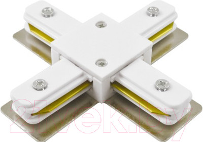 Коннектор для шинопровода JAZZway PTR CX-WH / 5010888 (белый)