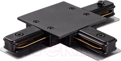 Коннектор для шинопровода JAZZway PTR/R CT-BL / 5031890 (черный)