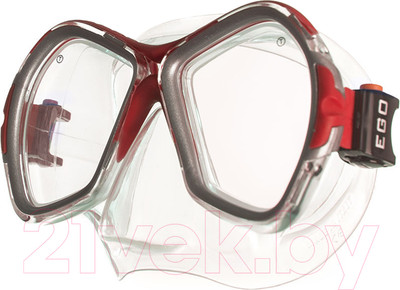 Маска для плавания Salvas Phoenix Mask / CA520S2RYSTH (Senior, серебистый/красный)