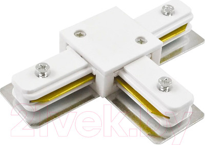 Коннектор для шинопровода JAZZway PTR CT-WH / 5010864 (белый)