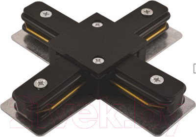 Коннектор для шинопровода JAZZway PTR CX-BL / 5010871 (черный)