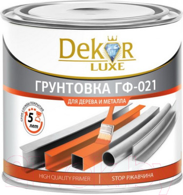 Грунтовка Dekor ГФ-021 (1.8кг, белый)