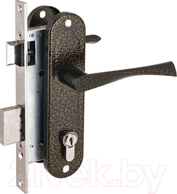 Замок врезной Зенит ЗВ7-70.4 (бронза)