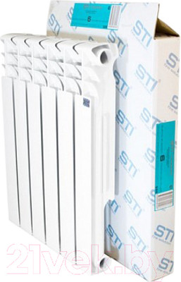 Радиатор алюминиевый STI 500/80 (6 секций)