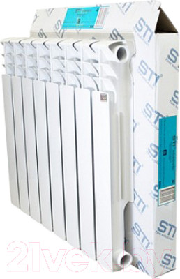 Радиатор алюминиевый STI 500/80 (8 секций)