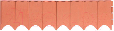 Бордюр садовый Prosperplast Garden Fence IKRR-R624 (терракотовый)