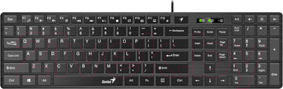 Клавиатура Genius SlimStar 126 (черный)