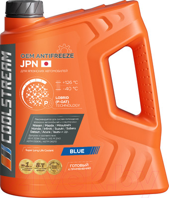 Антифриз CoolStream JPN / CS-011002 (5кг, синий)