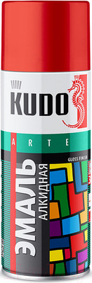 Эмаль Kudo Универсальная / KU-1003 (520мл, красный)