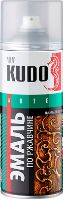 Эмаль Kudo Молотковая по ржавчине / KU-3006 (520мл, бронзовый)