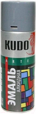 Эмаль Kudo Универсальная / KU-1018 (520мл, серый)