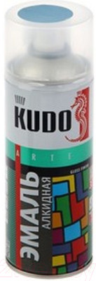 Эмаль Kudo Универсальная / KU-10114 (520мл, серо-голубой)