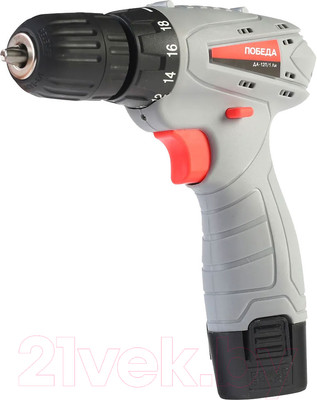Аккумуляторная дрель-шуруповерт Победа ДА-12П/1 Ли