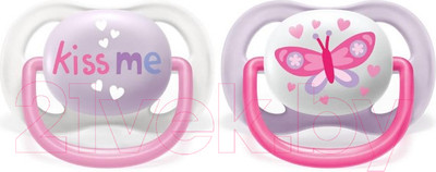 Набор пустышек Philips AVENT Ultra Air / SCF080/14 (2шт)