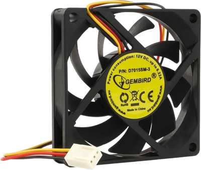 Вентилятор для корпуса Gembird D7015SM-3