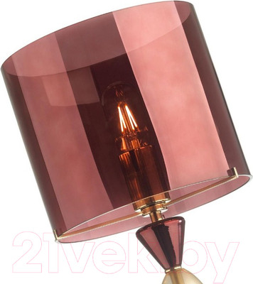 Абажур Odeon Light Tower 4868/1S (бордовый/стекло)