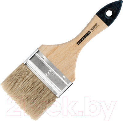 Кисть малярная 4Walls Master Флейцевая натуральная щетина / KFNSDRM75 (75мм)