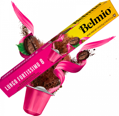 Кофе в капсулах Belmio Lungo Forte стандарт Nespresso (10x5.2г)