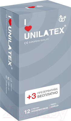 Презервативы Unilatex Ribbed 1 / 3021Un 
