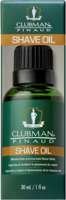 Масло для бритья Clubman Shave Oil Натуральное (30мл )