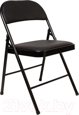 Стул складной Brabix Golf Plus CF-003 Комфорт / 531566 (кожзам черный)