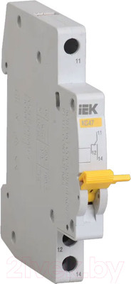 Аварийный контакт IEK КС47 на DIN-рейку MVA01D-KS-1