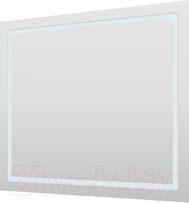 Зеркало Пекам Astra 1 100x80 / astra1-100x80spcl (с подсветкой, сенсором на прикосновение, подогревом и часами)