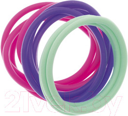 Набор резинок для волос Dewal Beauty DBR21 (12шт)