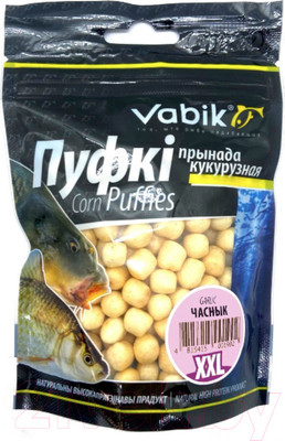 Прикормка рыболовная Vabik Corn Puffies XXL Чеснок / 6584